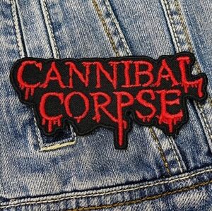 🔥NWT Goth Metal Band Cannibal Corpse Iron On Biker Patch